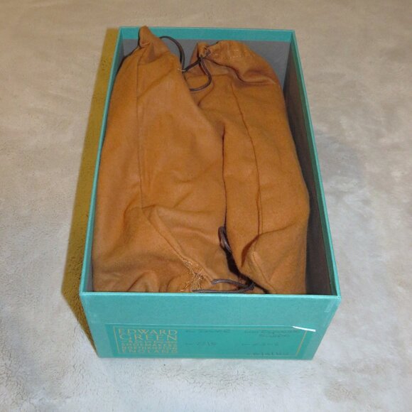 Edward Green Dover Ridgeway Sole Espresso Brown Suede Derby 8 E NWB - Picture 12 of 14